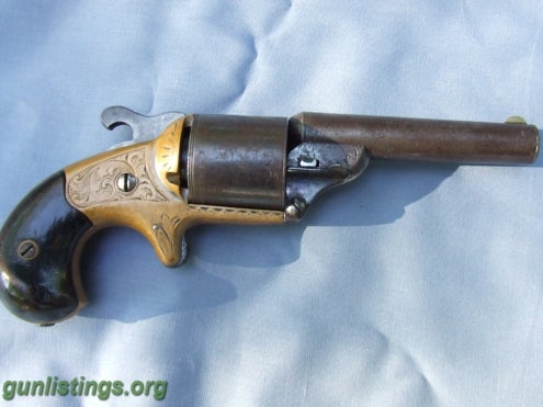 Collectibles 32 Caliber Moore Teat Fire Revolver
