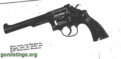 Collectibles Smith & Wesson K-38 Masterpiece Revolver