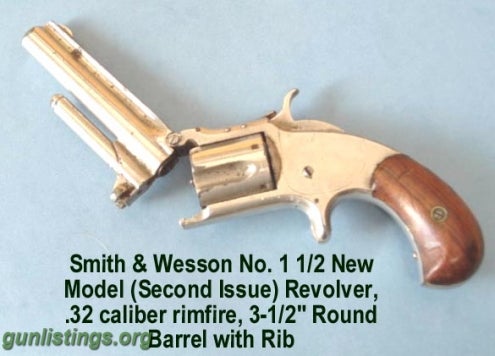 Collectibles S&W Model No. 1 1/2, Second Issue