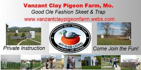 Events Vanzant Clay Pigeon Farm Family Shotgun Meet, 7-8-9 Oct