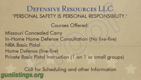 Misc ## Home Protection Course - SUMMER SPECIAL!!!!