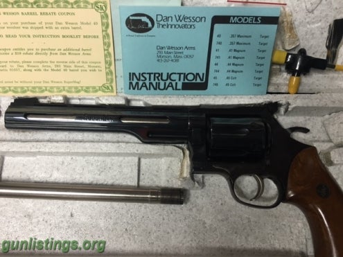 Pistols (3) Dan Wesson Revolvers