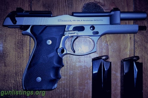 Pistols 92-Brigadier FS 9mm Parabellum Inox