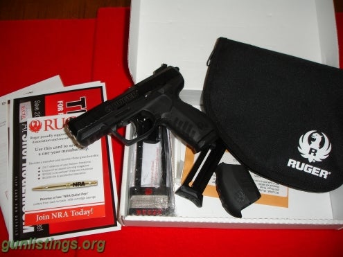 Pistols LNIB Ruger SR22 W/ 2 Magazines And Soft Case