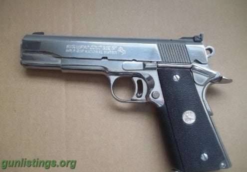 Pistols Colt Gold Cup Ntl Match MK IV Stainless