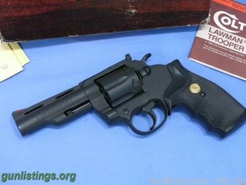 Pistols Colt Peacekeeper 357 Mag Mint W/box Ca. 1988 NR