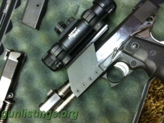 Pistols Colt Series 70 Gov't. Model .45/9mm Rail Gun