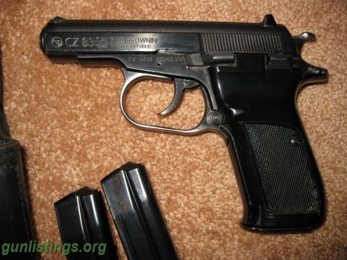 Pistols CZ 83 32 Acp