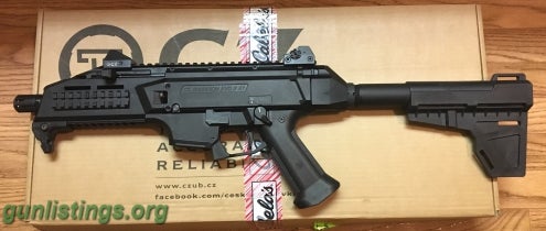 Pistols CZ Scorpion Evo 3 S1 W/ Shockwave Kit