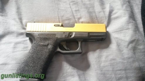 Pistols Glock 19 Gen 3 Gold Slide