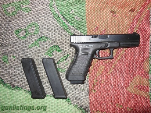 Pistols Glock 37  GAP 45 W/3 Mags And Night Sights