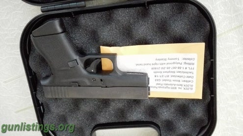 Pistols Glock 43. Brand New In Box, Never Fired.