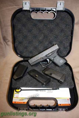 Pistols Glock 43 9mm Sub Compact Brand New In The Box