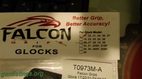 Pistols Glock -Falcon Grip For 17-22-31-34-36-37
