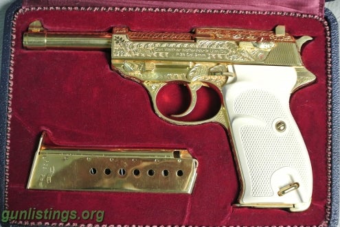 Pistols GOLD WALTHER P-38   9mm