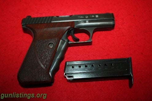 Pistols Heckler & Koch HK P7 9 MM Pistol W Box 9MM