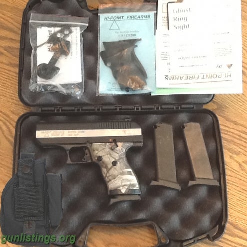 Pistols Hi-Point CF 380 W/Case & Extras * NIB - Never Fired *