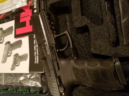 Pistols H&K P30S V3 9mm, 2 Of The 17rd Mags, 2 Muddy River Hlst