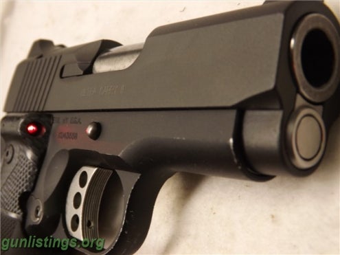 Pistols Kimber Tactical Ultra II 45 Crimson Trace Laser