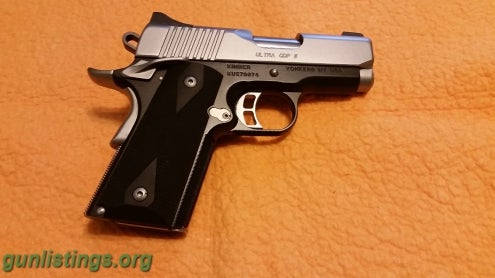 Pistols KIMBER ULTRA CDP II 45ACP WITH NIGHT SIGHTS