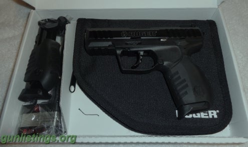 Pistols LNIB Ruger SR22. Fired 40 Times, Comes With 170 Rnds.