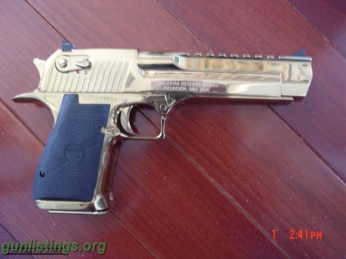 Pistols Magnum Research Desert Eagle 44 Magnum,High Gloss Gold