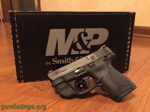 Pistols M&P Shield W/Green Crimson Trace Laser