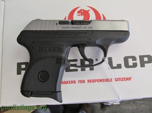 Pistols Ruger LCP 380ACP 3730 Stainless, 2.75