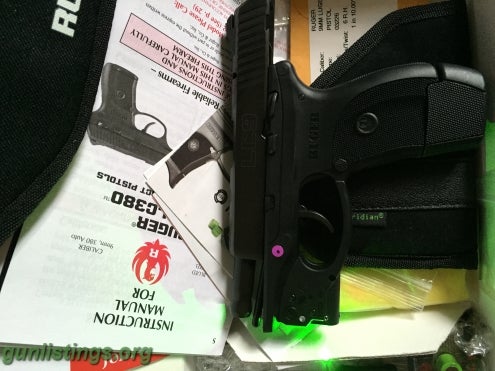 Pistols Ruger 9mm LC9 Unfired With R5 Laser Green 2 Mags