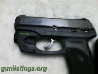 Pistols RUGER LC9S STANDARD WITH SAFETY AND GREEN LASERMAX