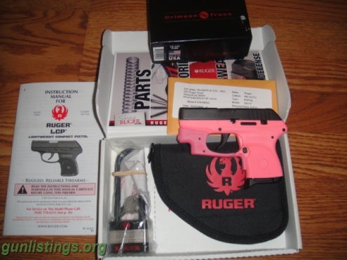 Pistols Ruger LCP 380 Pink