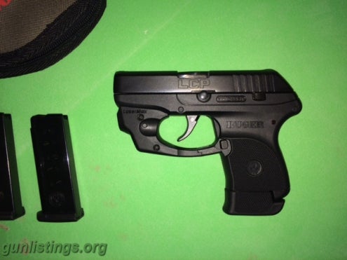 Pistols Ruger LCP - Lasermax & Ext Grip Mags