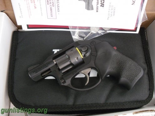 Pistols Ruger LCR22, 22 Magnum, 1.88 In, Hogue Grip 6rd NEW