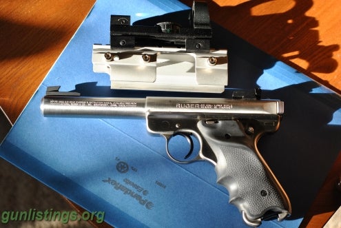 Pistols Ruger MK 2, .22lr, 6in, S.S.