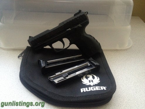 Pistols Ruger SR22 W/ Access. And Ammo