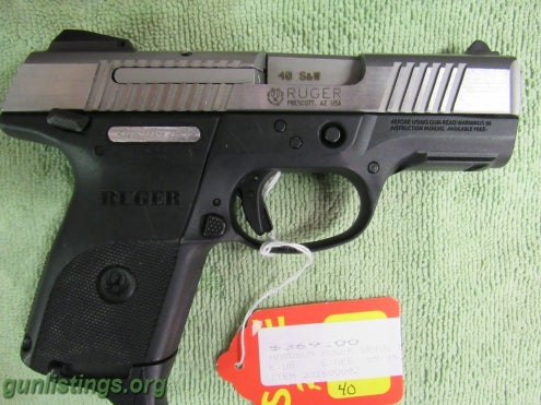 Pistols Ruger SR40c 40cal