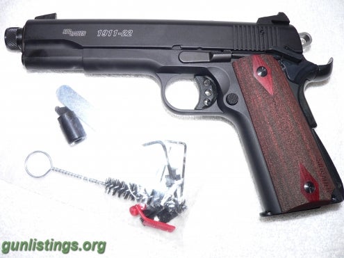 Pistols Sig 1911-22 Black Unfired W/TB