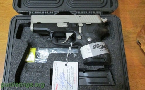 Pistols Sig P224 2 Tone 9MM NIB