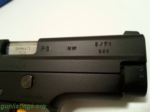 Pistols Sig P6 W/3 Mags All Numbers Match