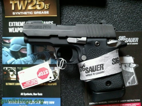 Pistols Sig Sauer P938 9mm NIB With Accessories