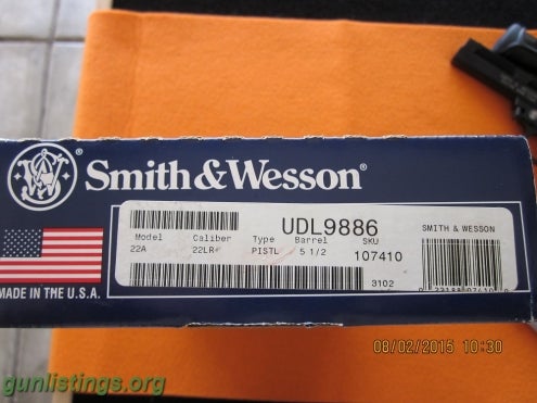 Pistols SMITH & WESSON 22A-1 W/ SCOPE