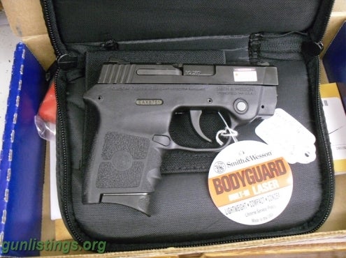 Pistols Smith & Wesson Bodyguard 380, 6rd, Insight Laser NEW