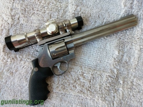Pistols SMITH AND WESSON .44 629-3 CLASSIC W/NIKON 2X-20 SCOPE