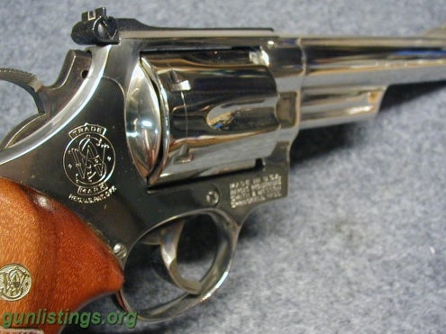 Pistols Smith Wesson 27 RARE NICKEL TARGET MODEL  Perfect