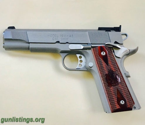 Pistols Springfield 1911 A1, 9mm, Stainless