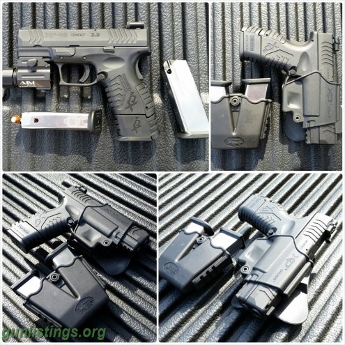 Pistols SPRINGFIELD ARMORY XD(M) 3.8â€³ COMPACT .40SW