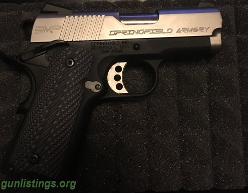 Pistols Springfield EMP 9mm W/3.5