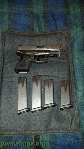Pistols Springfield XDM 40 Cal 3.8