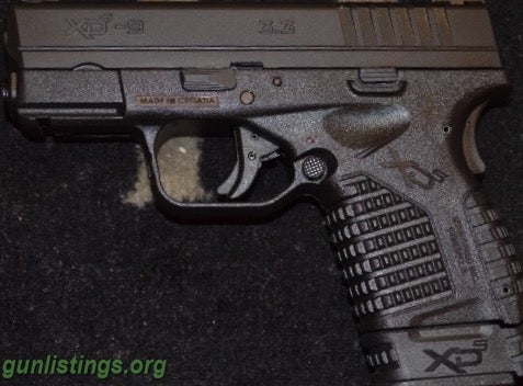 Pistols Springfield XDS-9 Black 9mm 3.3