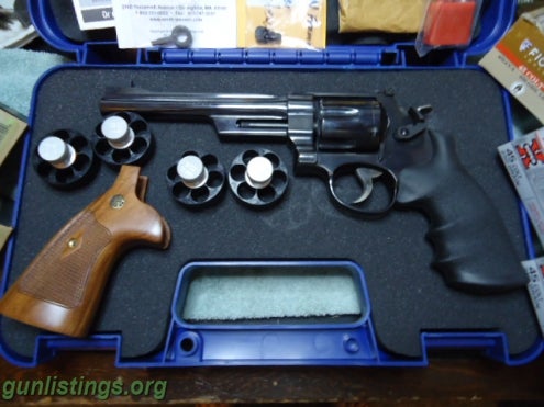 Pistols S&W MODEL 25-15 / .45LC WITH EXTRAS